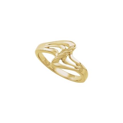14K Yellow Freeform Ring