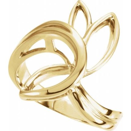 14K Yellow Freeform Ring