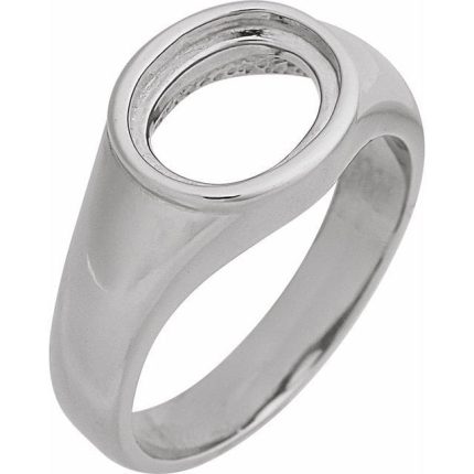 14K Yellow Natural Citrine Cabochon Ring