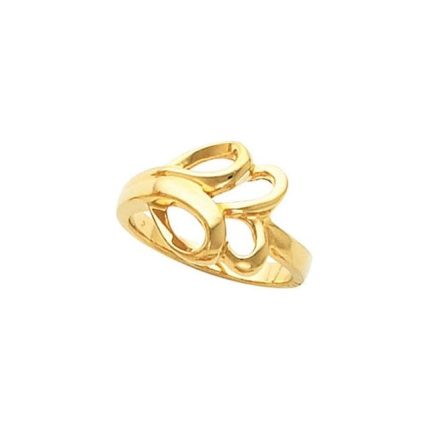 14K Yellow Freeform Ring