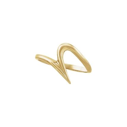10K Yellow Freeform Ring