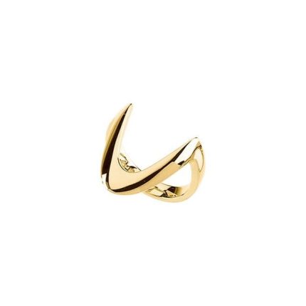 10K Yellow V Ring