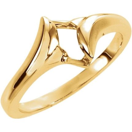 14K Yellow Freeform Remount Ring