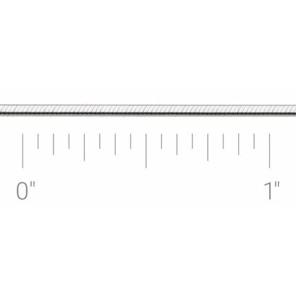 14K Yellow 1 mm Square Snake 16" Chain