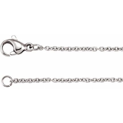 Stainless Steel 1.5 mm Cable 16" Chain