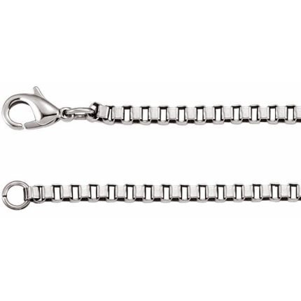 Stainless Steel 3 mm Box 20" Chain