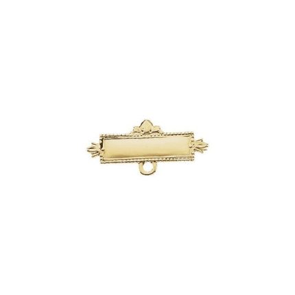 14K White Baptismal Pin