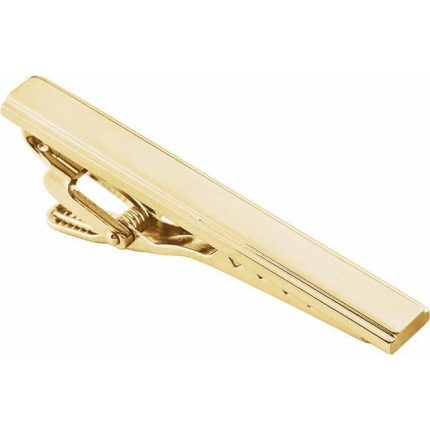 14K Yellow Gold-Plated Sterling Silver Tie Bar
