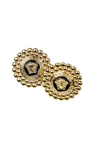 18k Solid Yellow-Gold Huge Earrings