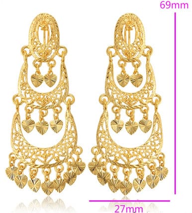 24k Gold-Plated Fashion Earrings