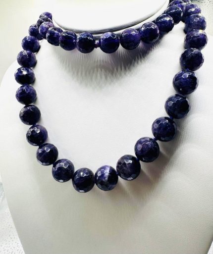 Natural Amethyst Necklace Bracelet Set