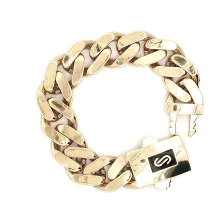 18k Yellow-Gold Monaco Chain Bracelet with Logo Box Clasp